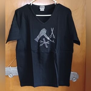 Women's hairdresser shirt  XL new